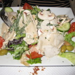 Barbara's salad for lunch