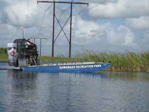 This is what our boat looked like. It was fun skimming across the water.