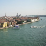 The view of Venice from our balconey.